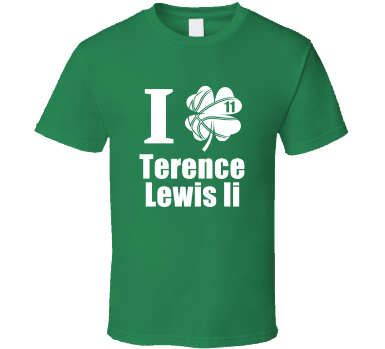 I Clover Terence Lewis Ii St Patrick's Day Louisiana Basketball Fan Pa