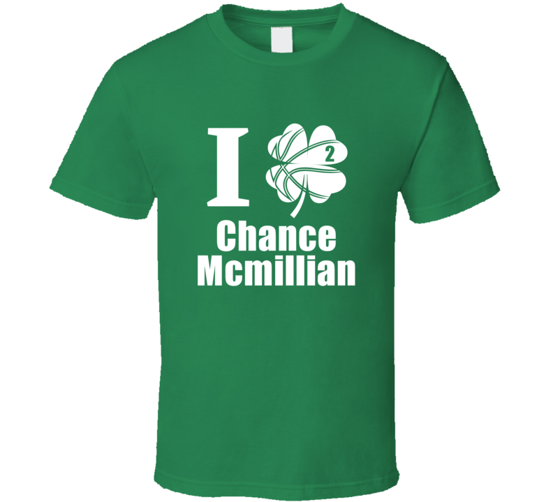 I Clover Chance Mcmillian St Patrick's Day Grand Canyon Basketball Fan