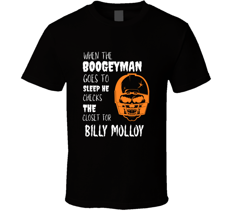Billy Molloy Maryland Football Boogeyman Halloween Costume Fan Gift T 