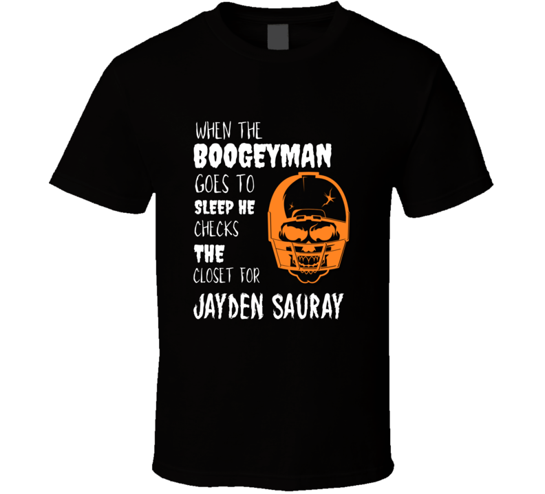 Jayden Sauray Maryland Football Boogeyman Halloween Costume Fan Gift T