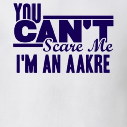 You Cant Scare Me Im An Aakre Last Name T Shirt 10589194