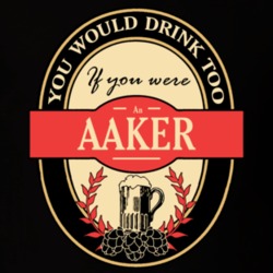Drink If You Are An Aaker Funny Beer Party Label Inspired T Shirt 12099340