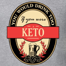Drink If You Are A Keto Funny Beer Party Label Inspired T Shirt 12116804
