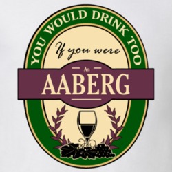 Drink If You Are An Aaberg Funny Wine Party Label Inspired T Shirt 12206413