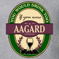 Drink If You Are An Aagard Funny Wine Party Label Inspired T Shirt 12206418