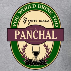 Drink If You Are A Panchal Funny Wine Party Label Inspired T Shirt 12219457