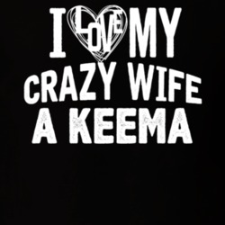 Love My Crazy Wife A Keema Funny Trending Couples T Shirt 13696635