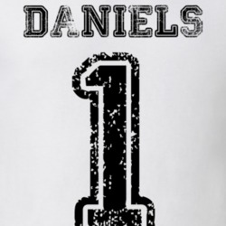 Daniels Family Last Name Surname Number 1 Team Jersey Style T Shirt 5061732