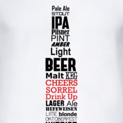 Sorrel Cheers Drink Up Beer Bottle T Shirt 5131156
