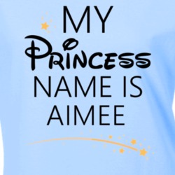 My Princess Name Is Aimee Cartoon Princess Inspired T Shirt 5798432