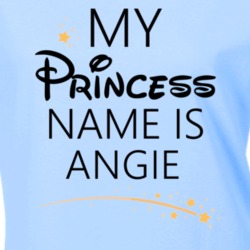 My Princess Name Is Angie Cartoon Princess Inspired T Shirt 5798955