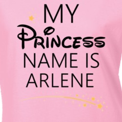My Princess Name Is Arlene Cartoon Princess Inspired T Shirt 5799212