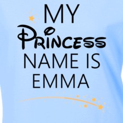My Princess Name Is Emma Cartoon Princess Inspired T Shirt 5802797