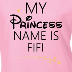 My Princess Name Is Fifi Cartoon Princess Inspired T Shirt 5802997