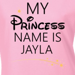 My Princess Name Is Jayla Cartoon Princess Inspired T Shirt 5803992