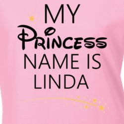 My Princess Name Is Linda Cartoon Princess Inspired T Shirt 5805738