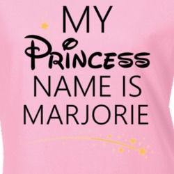 My Princess Name Is Marjorie Cartoon Princess Inspired T Shirt 5815348