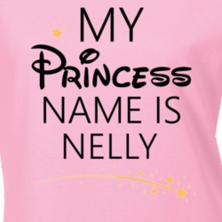 My Princess Name Is Nelly Cartoon Princess Inspired T Shirt 5815590
