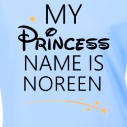 My Princess Name Is Noreen Cartoon Princess Inspired T Shirt 5815644
