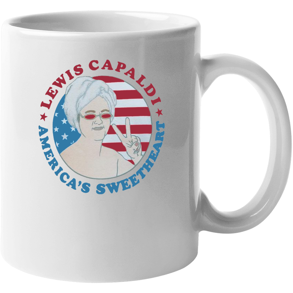 Lewis Capaldi America's Sweetheart Funny Sunglasses Album Us American Chart Topper Mug