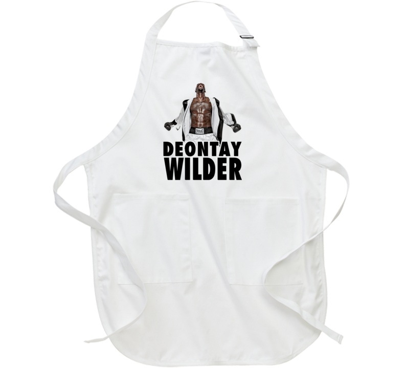 Deontay Wilder Boxing Stance Abs Heavyweight Boxer Champion Apron