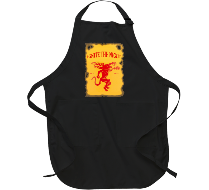 Ignite The Nite Fireball Logo Apron