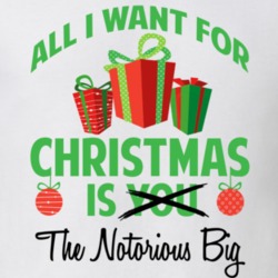 All I Want For Christmas Is You The Notorious Big Funny Xmas Gift T Shirt 17536471