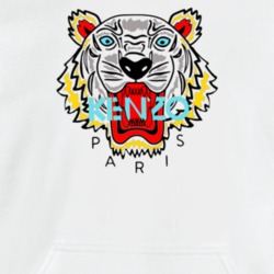 Kenzo Paris Tiger Animal Inspired Hoodie Sweatshirt 24593114