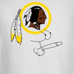 One Washington Red Skins Parody South Park Funny Eric Cartman Long Sleeve 37189748