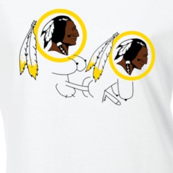Washington Red Skins Parody South Park Funny Eric Cartman Ladies T Shirt 37190192