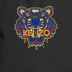 Kenzo Paris Tiger Animal Inspired Black Totebag 37190405