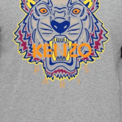 Kenzo Paris Tiger Animal Inspired Black T Shirt 37190430