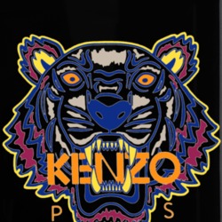 Kenzo Paris Tiger Animal Inspired Black Phone Case 37190455