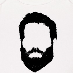 Dan Bilzerian Professional Poker Player Star Legend Silhouette Beard Baby One Piece 37740643