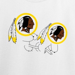 Washington Red Skins Parody South Park Funny Eric Cartman T Shirt 37740751