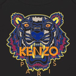 Kenzo Paris Tiger Animal Inspired Black Baby One Piece 37740787