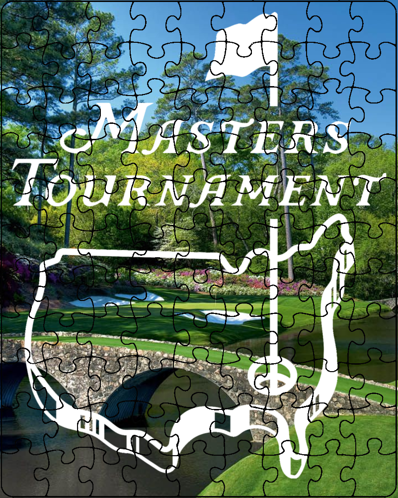 Master Tournament Golf Logo Jigsaw Puzzle