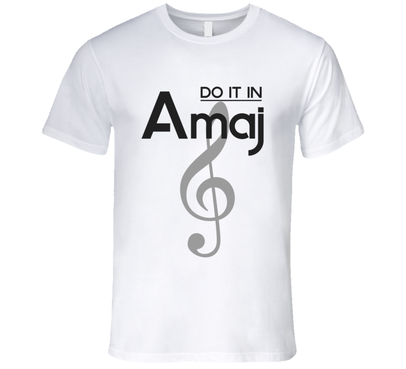 Do It In A-Major Music Chord T-shirt Treble Clef Tshirt