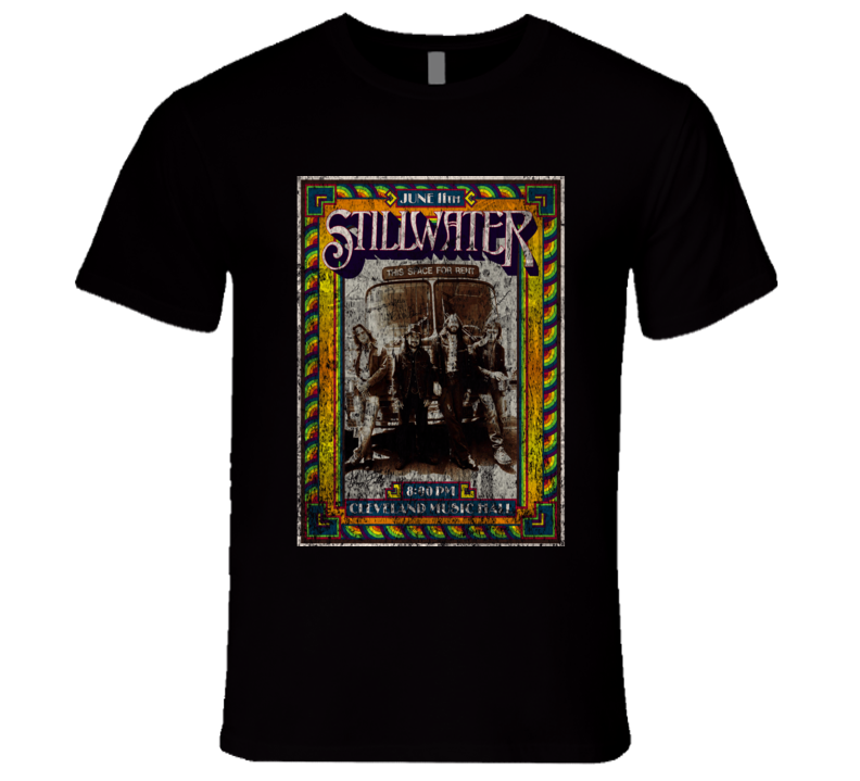 Stillwater Almost-Famous-Movie Rock Concert Vintage Poster Faded T-Shirt Stillwater Almost-Famous-Movie Rock Concert Vintage Poster Faded T-Shirt