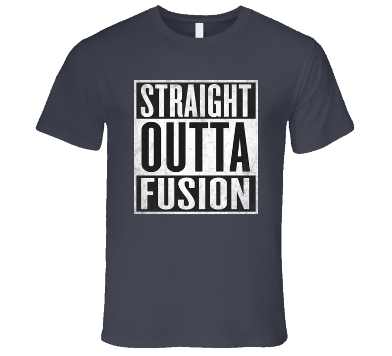 Straight Outta FUSION Rock and Roll Jazz Music T-Shirt