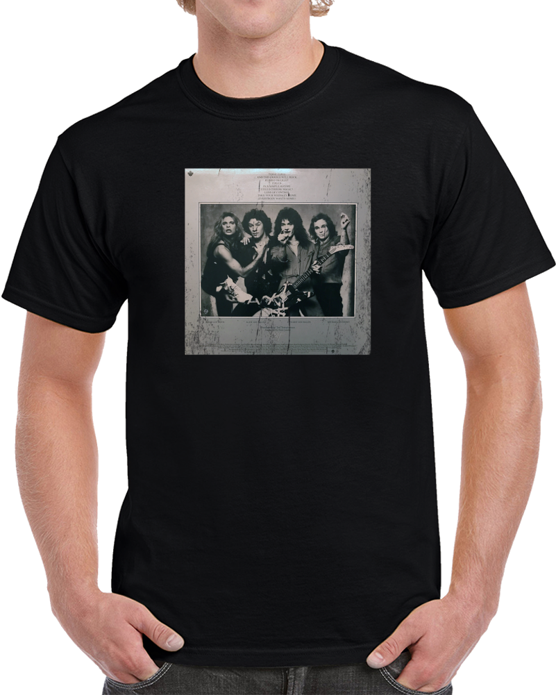 Van Halen Women And Children First Vintage Faded Vinyl Album-cover 80's Record T-shirt