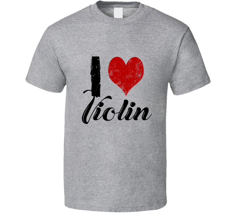 I Heart Violin Music Tribute Concert Instrument Band Tee T-shirt I Heart Violin Music Tribute Concert Instrument Band Tee T-shirt