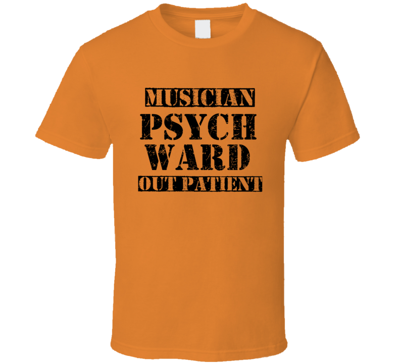 Halloween Musician Psychward Out Patient Music T-shirt Halloween Musician Psychward Out Patient Music T-shirt