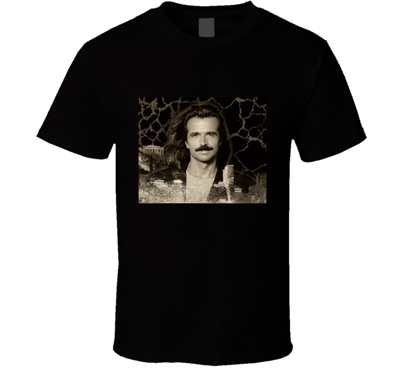 Yanni Concert Tour Music T-shirt Yanni Concert Tour Music T-shirt