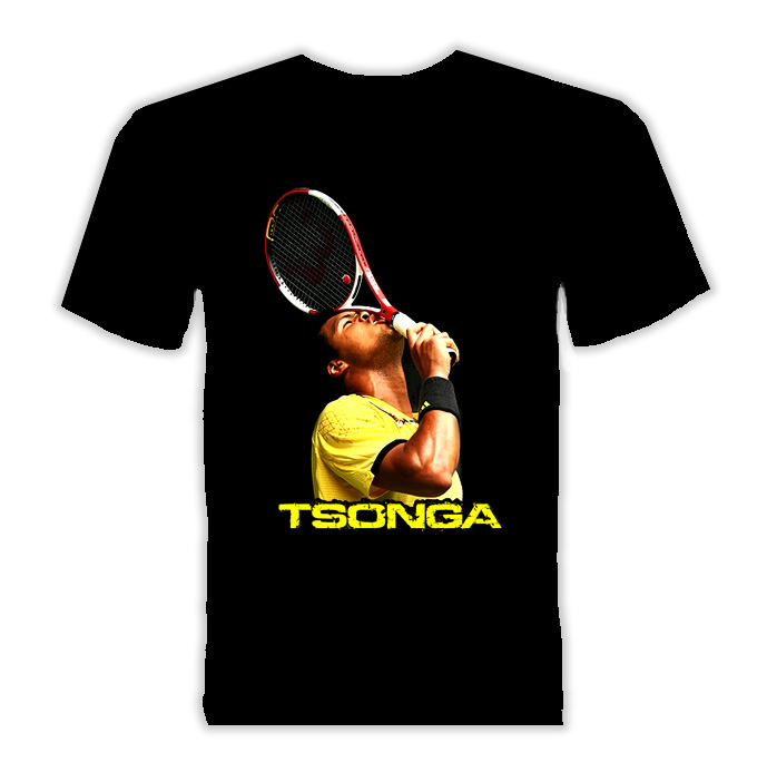 Jo Wilfried Tsonga France Tennis T Shirt