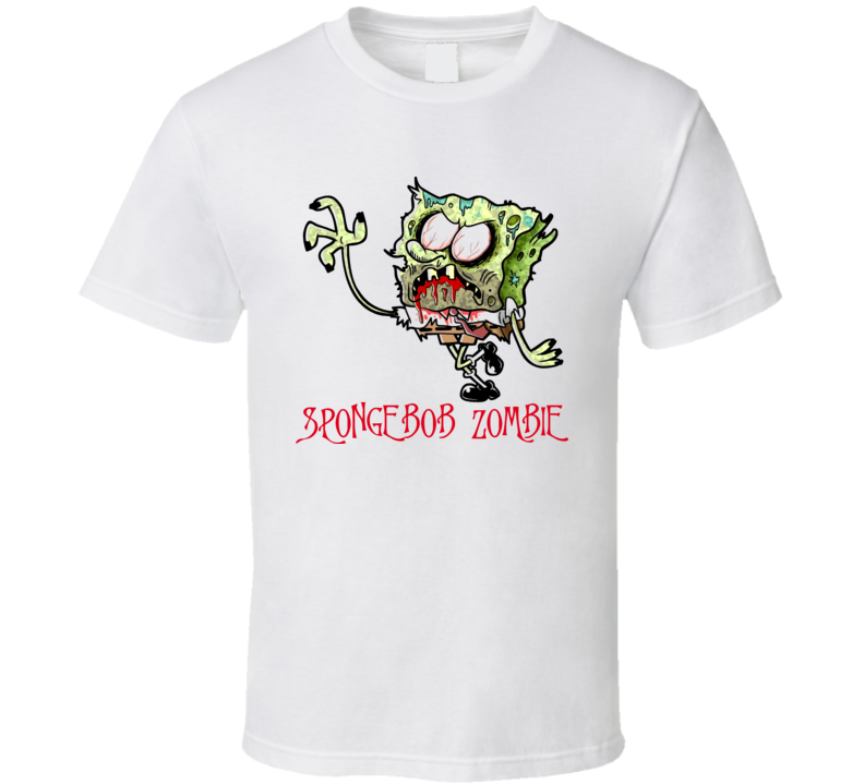 Spongebob Zombie Funny Cult T Shirt Spongebob Zombie Funny Cult T Shirt