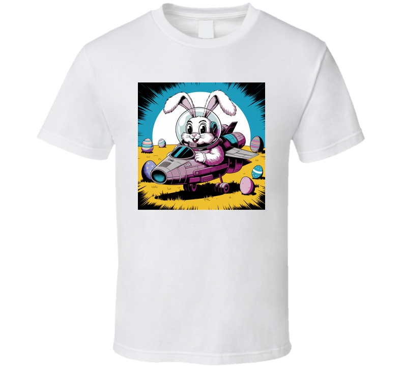 Easter Bunny Hijacks Spaceship T Shirt Easter Bunny Hijacks Spaceship T Shirt