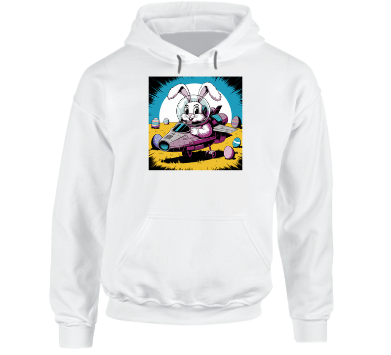 Easter Bunny Hijacks Spaceship Hoodie Easter Bunny Hijacks Spaceship Hoodie
