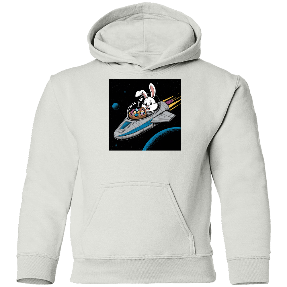 Easter Bunny Spacesship Youth Hoodie Easter Bunny Spacesship Youth Hoodie
