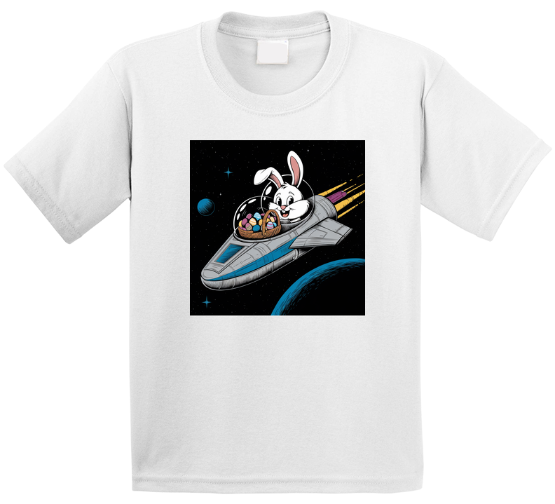 Easter Bunny Spacesship T Shirt Easter Bunny Spacesship T Shirt